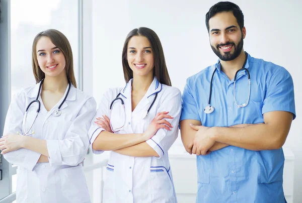 Saúde Médicos Trabalhando Juntos Como Equipe Motivação Sucesso Cuidados Saúde — Fotografia de Stock