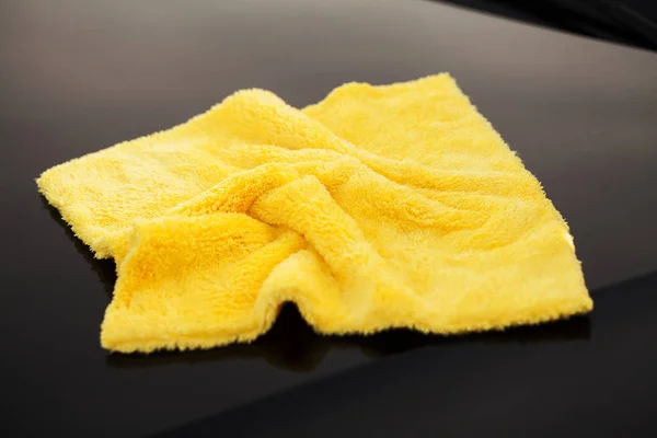 Trapo Microfibra Amarillo  Limpieza y lavado ecológico de coches