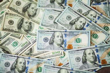 100 amerikan doları Amerikan para arka plan doku faturaları