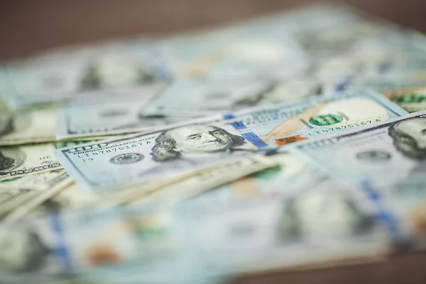 アメリカのお金の背景テクスチャ手形100アメリカドル — ストック写真