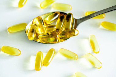 Omega 3 balık yağı sarı yumuşak jel kapsüller