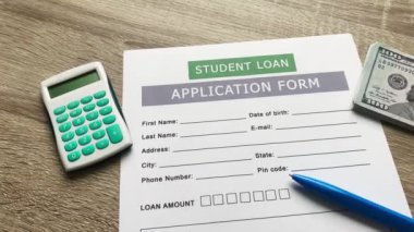 Tahta masada öğrenci kredisi başvuru formu.