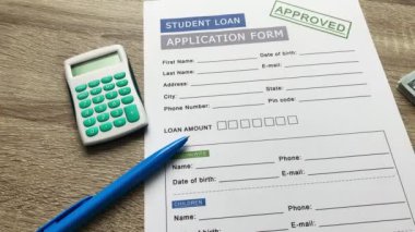 Tahta masada öğrenci kredisi başvuru formu.