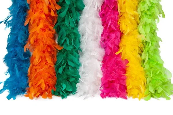 Feather Scarf Costume Fluffy Feather — Stock Photo, Image