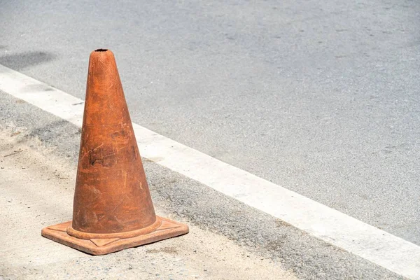 Old Traffic cones, pylons, safety cones