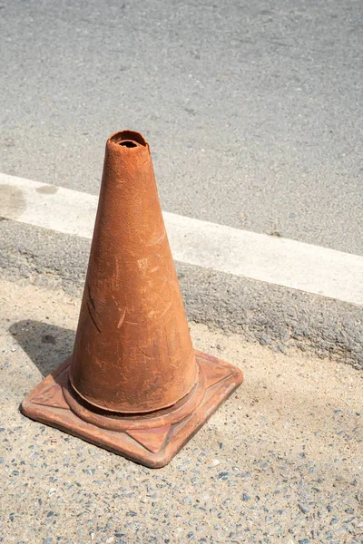 Old Traffic cones, pylons, safety cones
