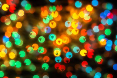 Kalp şekli bulanıklık bokeh soyut arka plan.