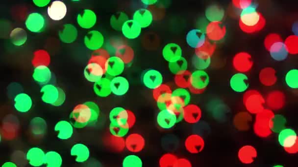 Heart Shape Multi Colour Blur Bokeh Abstract Background 003 Mp4 — Stock Video