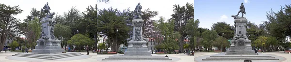 Monumento Fernando Magallanes Punta Arenas Chile Punta Arenas Capital Magallanes —  Fotos de Stock