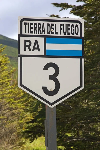 Estrada Metade Oriental Isla Grande Tierra Del Fuego Arquipélago Tierra — Fotografia de Stock