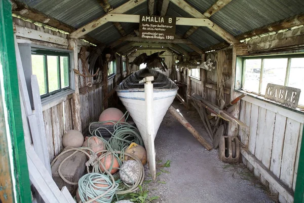 Antika Whaler Den Gamla Byggnaden Den Estancia Haarberton Beagle Channel — Stockfoto