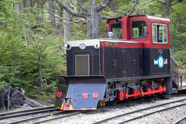 Zuidelijke Fuegian Spoorweg Trein Van Het Einde Van Wereld Tierra — Stockfoto