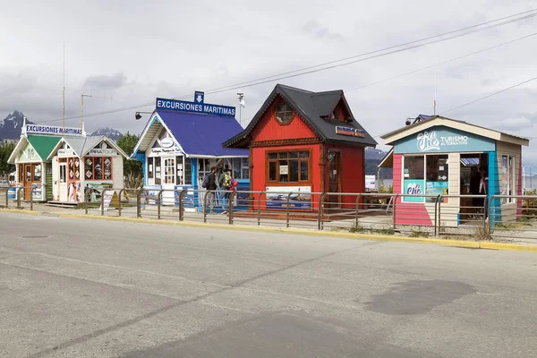 Tourist Agencies Ushuaia Southernmost City World Capital Tierra Del Fuego — Stockfoto