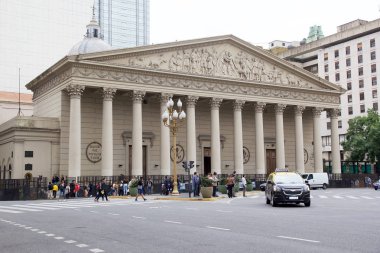 Buenos Aires Büyükşehir Katedrali, Arjantin. Bu Ana Katolik Kilisesi Buenos Aires ve şehir merkezinde yer alan