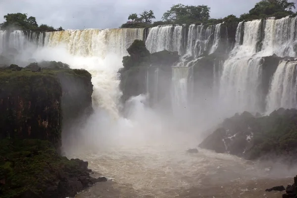 Po stronie argentyńskiej wodospady Iguazu — Zdjęcie stockowe