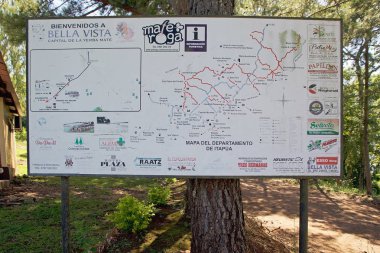 Bella Vista, Paraguay Cizvit görevler ve anıt haritaya