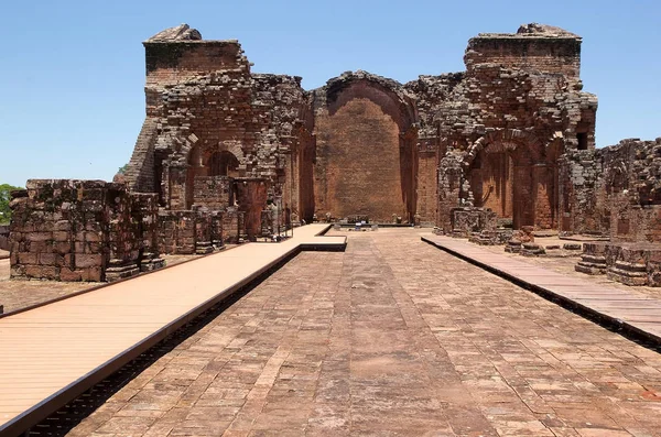 Jesuit beskickningar av La Santisima Trinidad de Parana ', Paraguay — Stockfoto