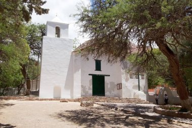Purmamarca'daki antik kilise, Jujuy Province, Arjantin