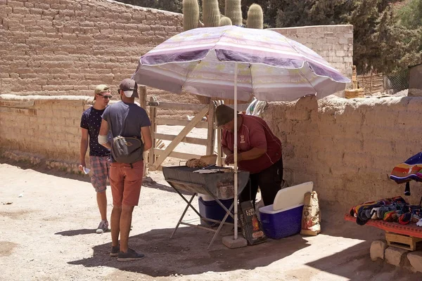 Pouliční jídlo v provincii Purmamarca (provincie Jujuy), Argentina — Stock fotografie