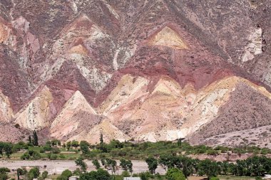 Purmamarca Painters Palette kayalar, Jujuy Province, Arjantin