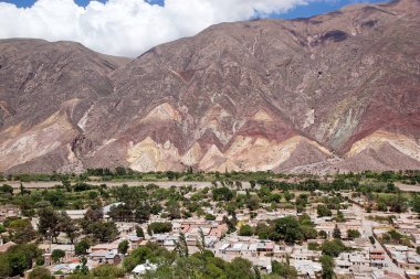 Purmamarca Painters Palette kayalar, Jujuy Province, Arjantin