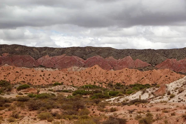 Los Colorados, Jujuy Province renkli vadi, Arjantin — Stok fotoğraf