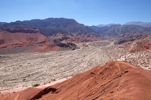 Quebrada de las Conchas i Calchaqui Valley, Argentina — Stockfoto