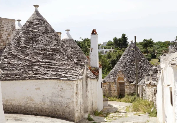 Trullo Κατά Μήκος Του Δρόμου Στο Rione Aia Piccola Στο — Φωτογραφία Αρχείου