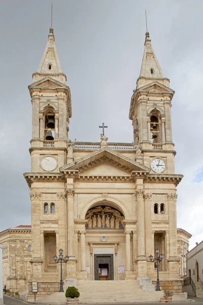 Cathedral Alberobello Apulia Italy Alberobello Small Town Southern Italy First — Stock Photo, Image