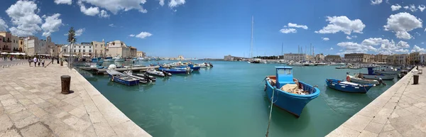 Trani Apulia Talya Trani Talya Nın Güneyinde Adriyatik Denizi Kıyısında — Stok fotoğraf