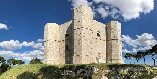 Castle Del Monte Castle Mountain Egy Dombon Andria Apulia Olaszország — Stock Fotó