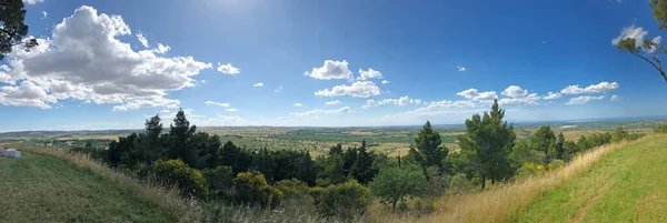 Paisaje Desde Una Colina Andria Región Apulia Del Sureste Italia — Foto de Stock