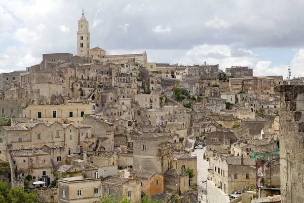 Sassi Matera Matera Italy Sassi Matera Two District Sasso Caveoso — Stock Photo, Image