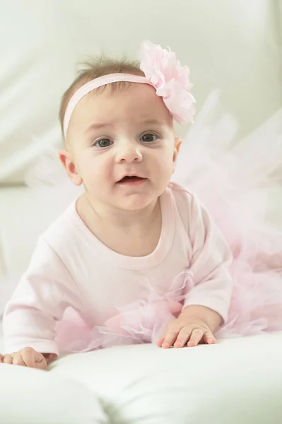 Mooie Leuke Schattige Babymeisje — Stockfoto