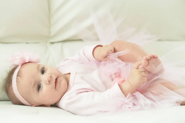 Mooie Leuke Schattige Babymeisje — Stockfoto