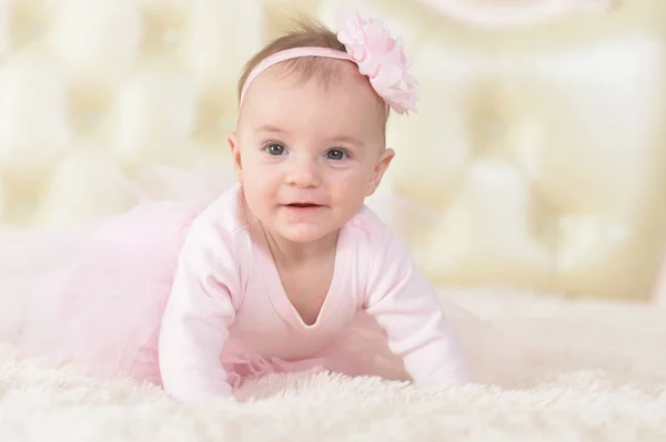 Mooie Leuke Schattige Babymeisje — Stockfoto