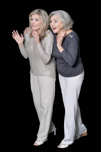 Two beautiful senior women — Stock Photo, Image