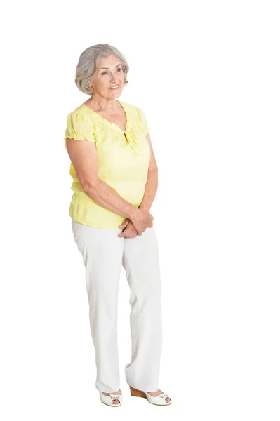 Portrait of beautiful senior woman — Stock Photo, Image