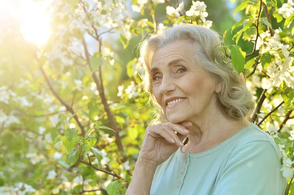 Beautiful senior woman — Stock Photo, Image