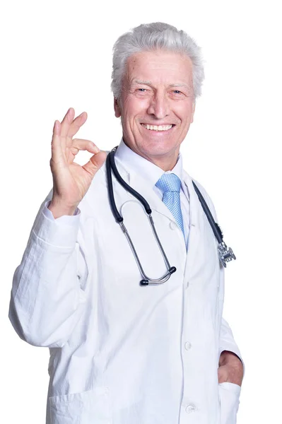 Médico principal masculino — Foto de Stock