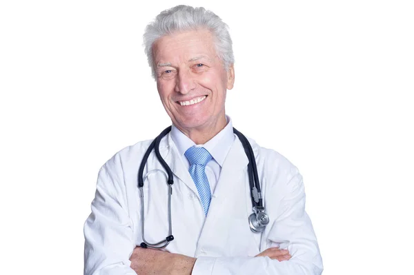 Starší muž lékař — Stock fotografie