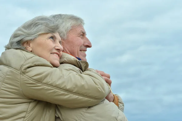 Beautiful elderly couple — Stock Photo, Image