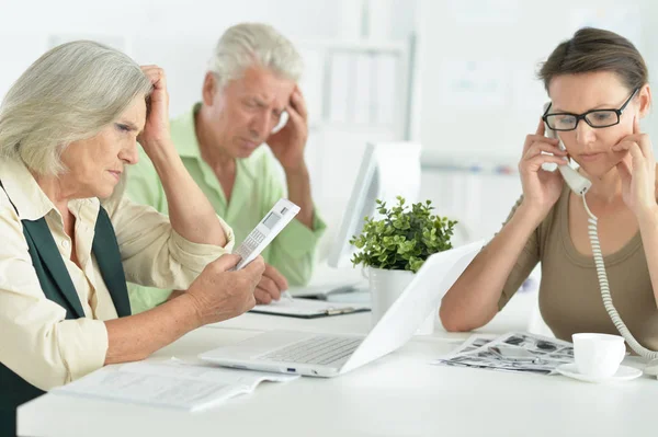 Working business people In Office Stock Image