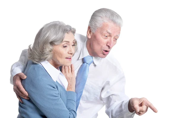 Portrait of senior couple — Stock Photo, Image