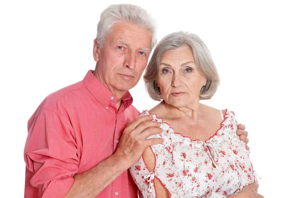 Äldre par man och hustru — Stockfoto