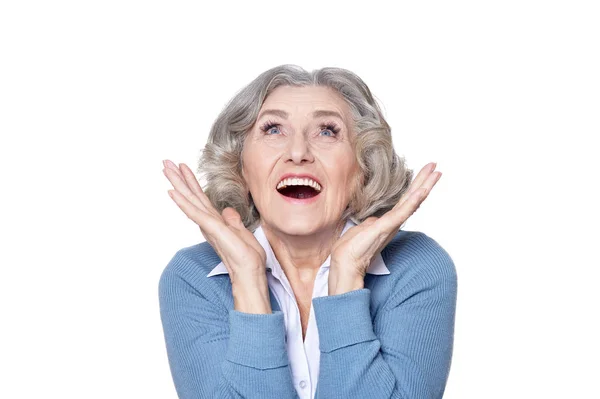 Happy Smiling senior woman — Stock Photo, Image