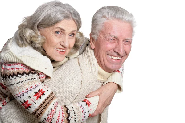 Smiling mature couple — Stock Photo, Image