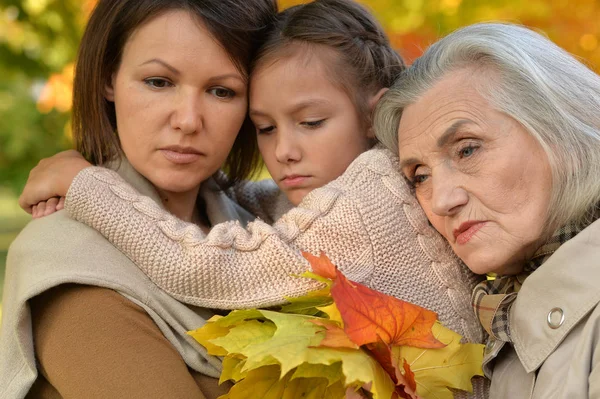 Drie vrouwen close-up — Stockfoto