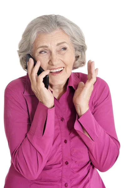 Portrait of beautiful senior woman — Stock Photo, Image