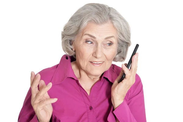 Portrait of beautiful senior woman — Stock Photo, Image